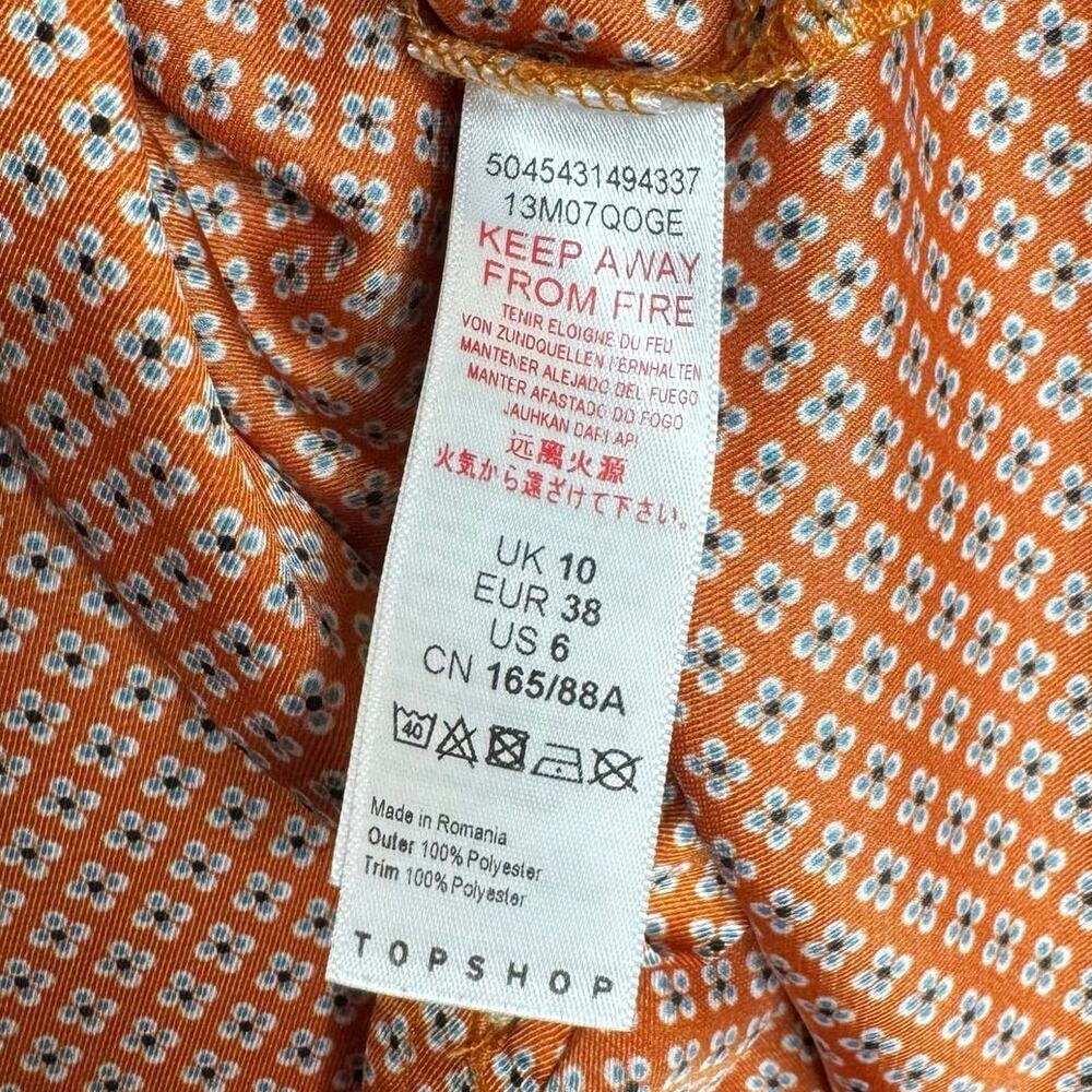 Topshop Women’s size 6 Casual Button-Down Blouse - Picture 8 of 8